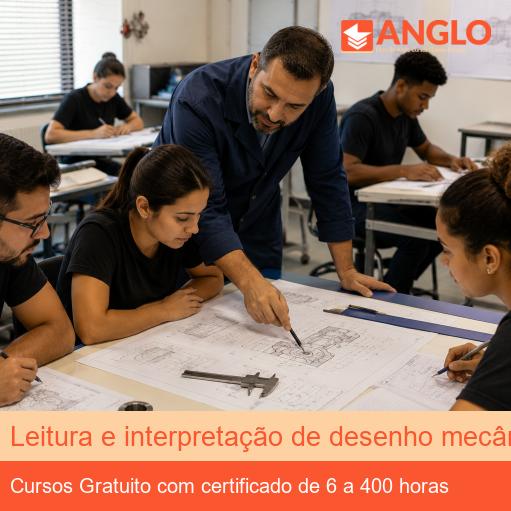 Leitura e interpretação de desenho mecânico